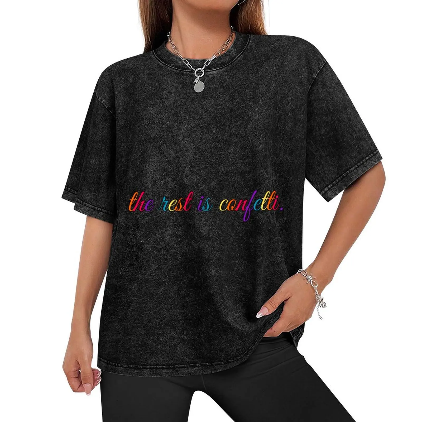 The haunting of hill house- the rest is confetti T-Shirt Blouse oversized t shirt mens graphic t-shirts pack