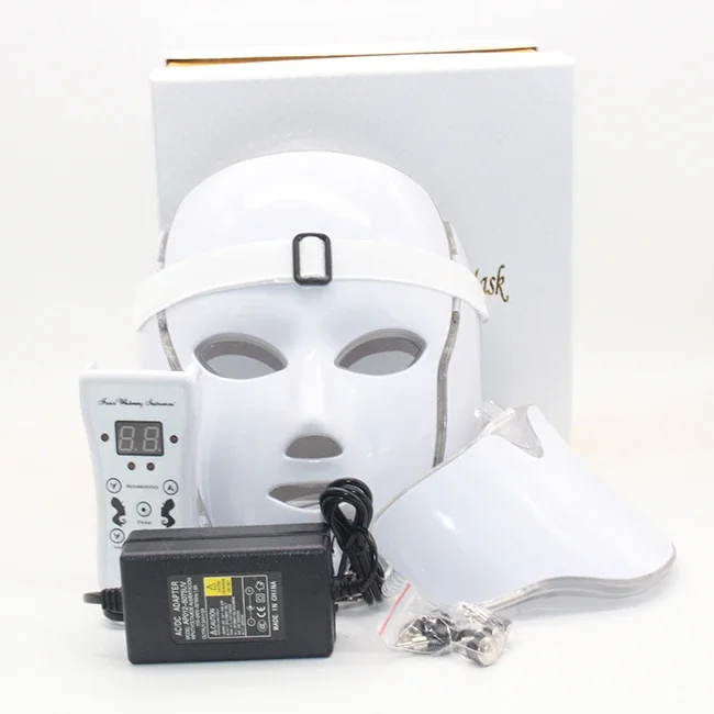 Professional Beauty Care Equipment 7 Colors LED Phototherapy SA-H10B Led PDT Facial Mask Light