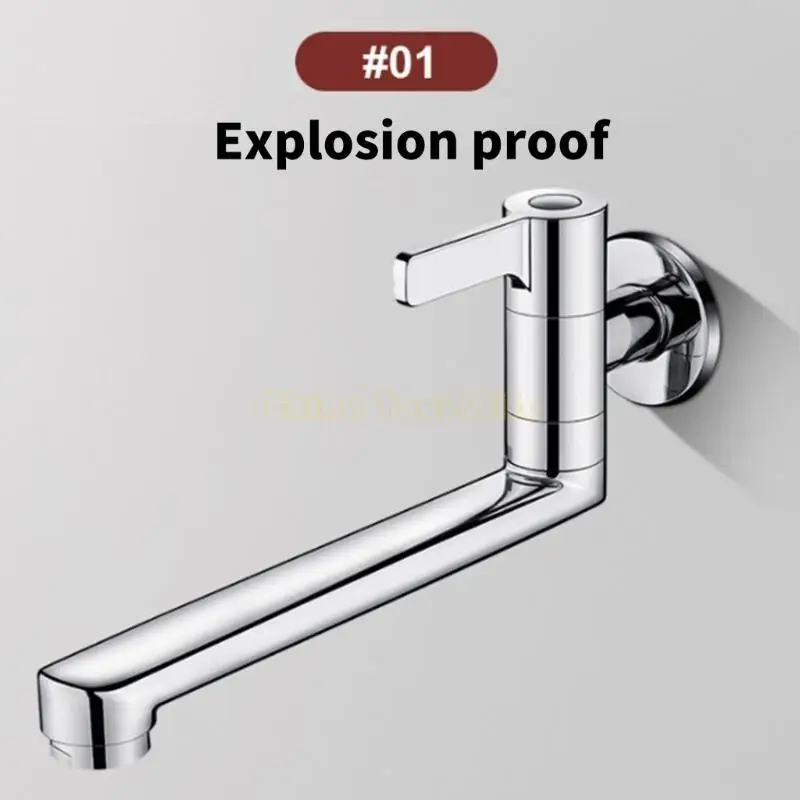 57QF Sturdy Brass Mop Sink Faucet with High Flows Rate for Efficient Cleaning in Homes and Commercial Space Daily Use