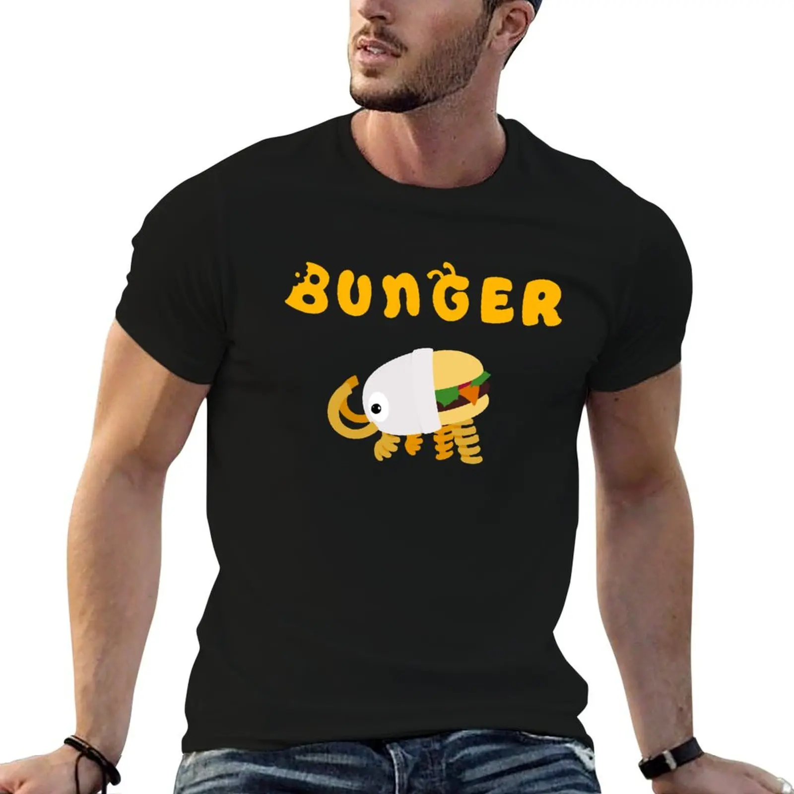 

Bunger For Fans T-Shirt t shirts for man graphic tees cotton tshirt 100% T-Shirt