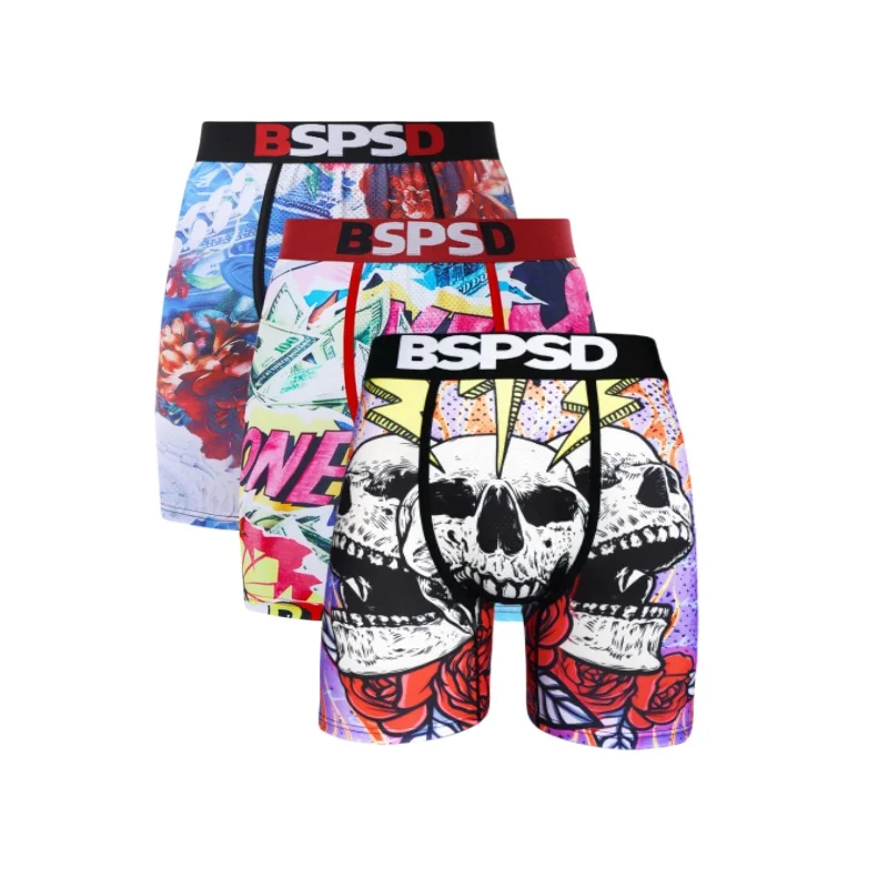 

3 шт., мужское сексуальное нижнее белье, боксеры, дышащие мужские трусы, большие размеры S-2XL, мужские плавки, мужские трусы, нижнее белье, трусы-боксеры
