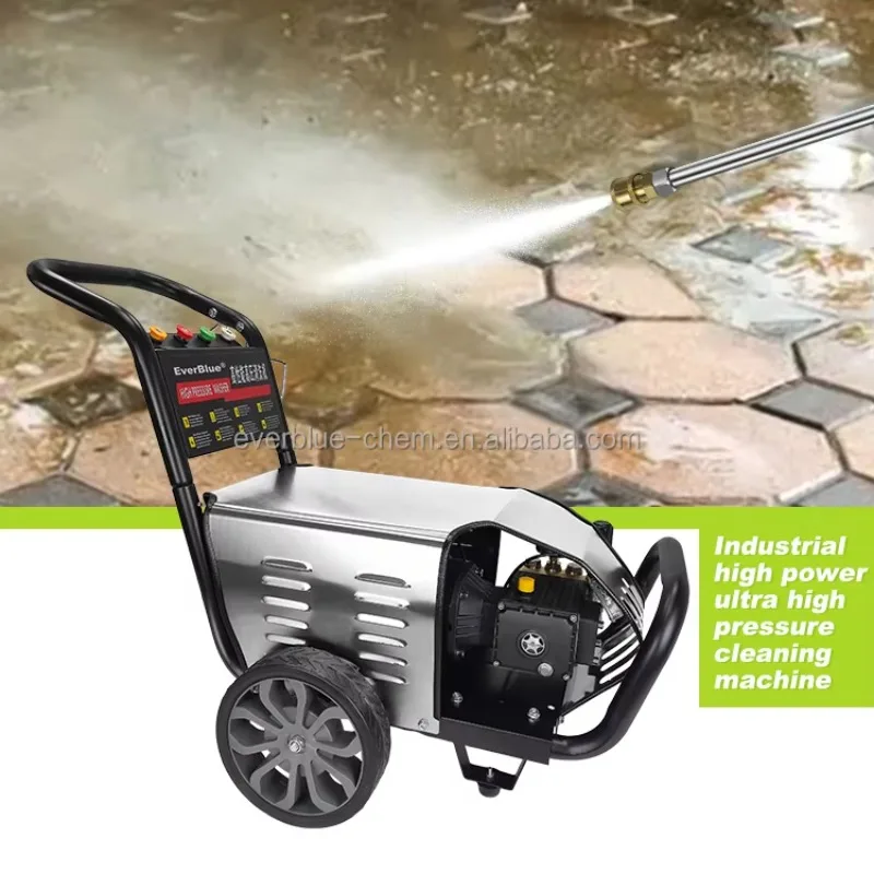 EverBlue EB-CWM 2200W High-Pressure Stainless Steel Car Washer For Auto Detailing Fleet Cleaning Professional Garage Use