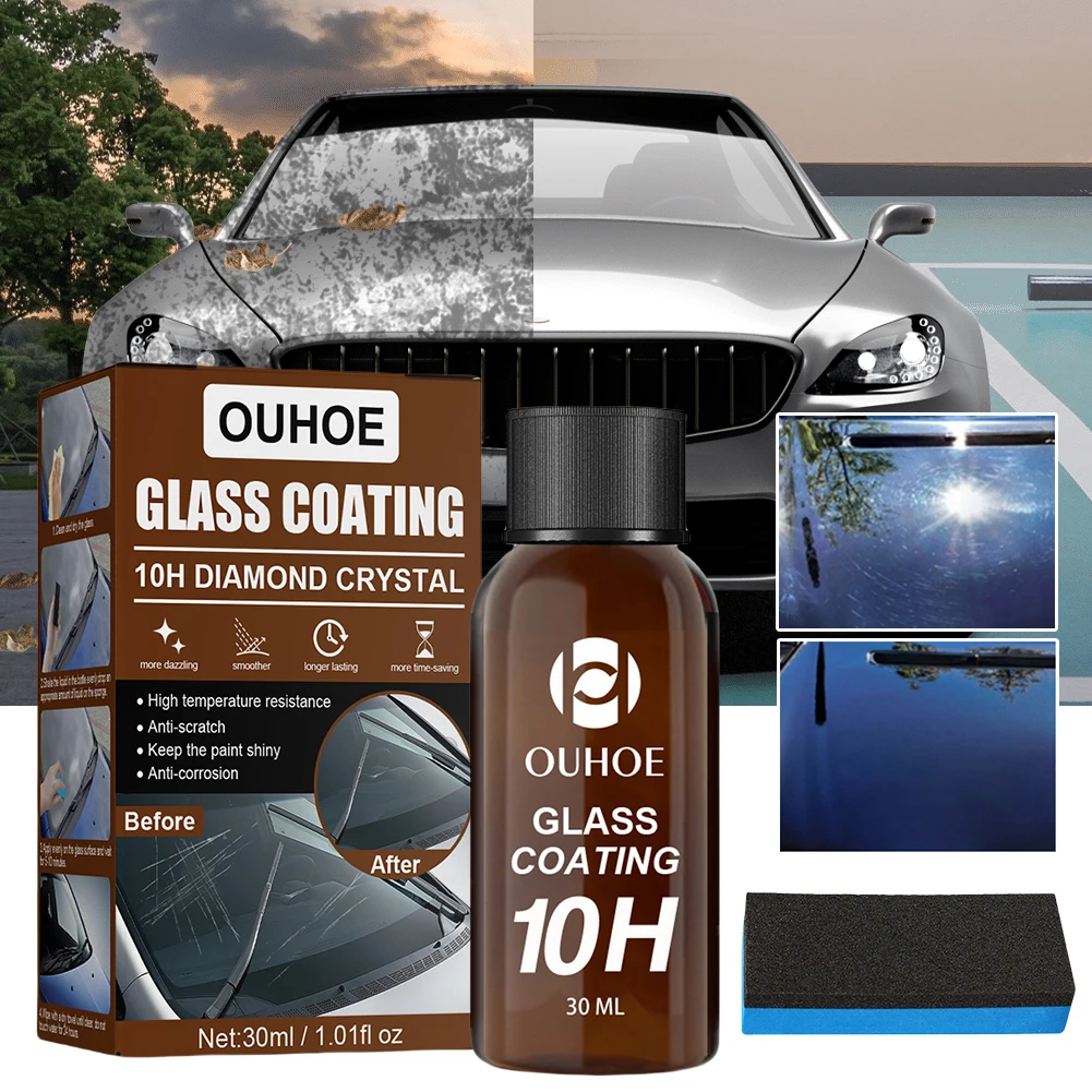 10H Autoglascoating Keramische Coating Vloeibare Anti-Kras Hydrofobe Auto Polish Kit Hoge Bescherming Auto Schild Coating