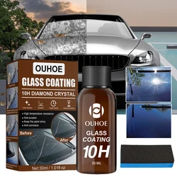 10H Car Glass Coating Ceramic Coating Liquid Anti-scratch Hydrophobic Car Polish Kit High Protection Car Shield Coating