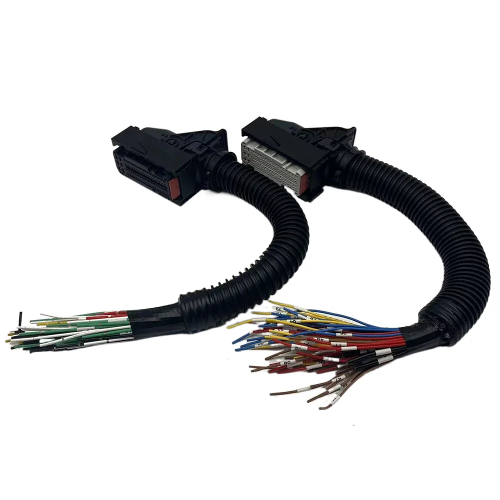 

76 pin connector with 30CM cable plug, suitable for FAW Xichai 3601115-91E and 52E, Weichai 612650080075