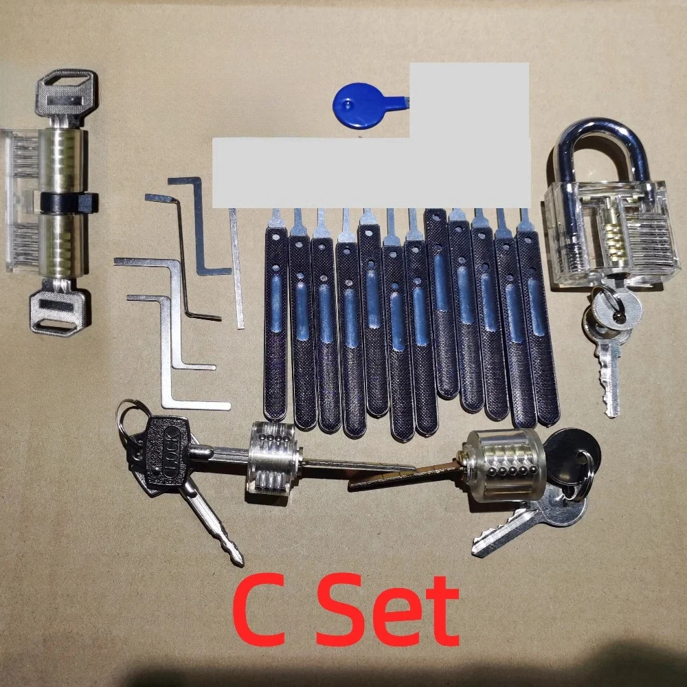 Ensemble de sélection de serrure en acier inoxydable, extracteur automatique de clé cassée, crochets de retrait, outils à main de bricolage, quincaillerie, fournitures de serrurier