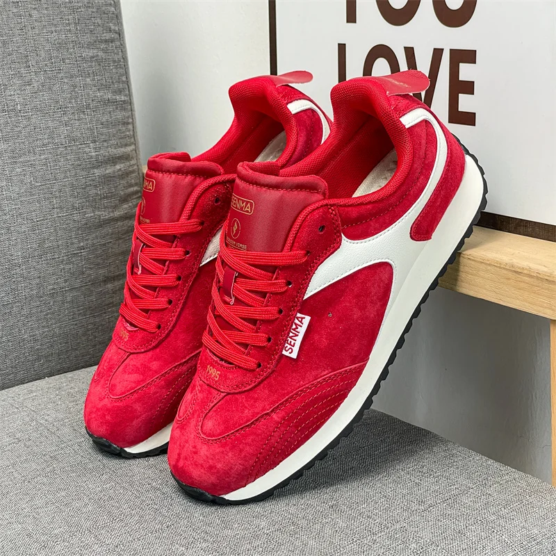 

Woke Stylish Men's Running Shoes: Integrate Retro Fashion & Comfort with Multi-Functional Design for Fitness & Light Outdoor Act