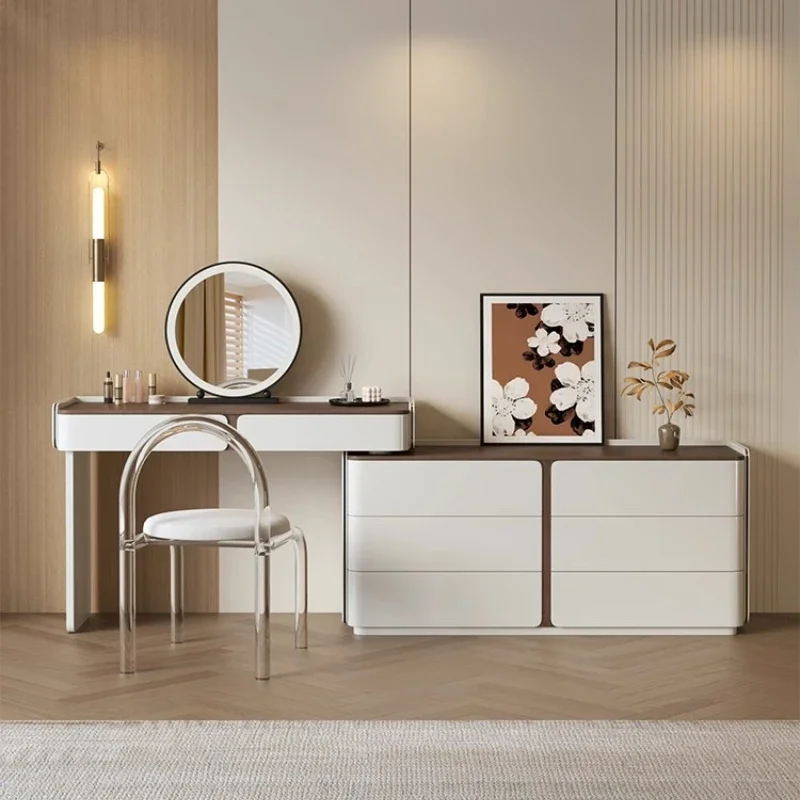 Simple Modern Storage Cabinet Makeup Table Vanity Dressing Table Makeup Vanity Makeup Desk Dressers Toiletries Bedroom Furniture