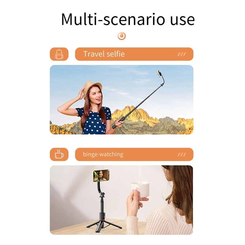 ขาตั้งไม้เซลฟี่แม่เหล็กพร้อมรีโมทสำหรับสมาร์ทโฟนแท่นวางโทรศัพท์มือถือสำหรับ iPhone 14 13 12 PRO MAX สูงสุดสำหรับโทรศัพท์มือถือใช้งานง่าย