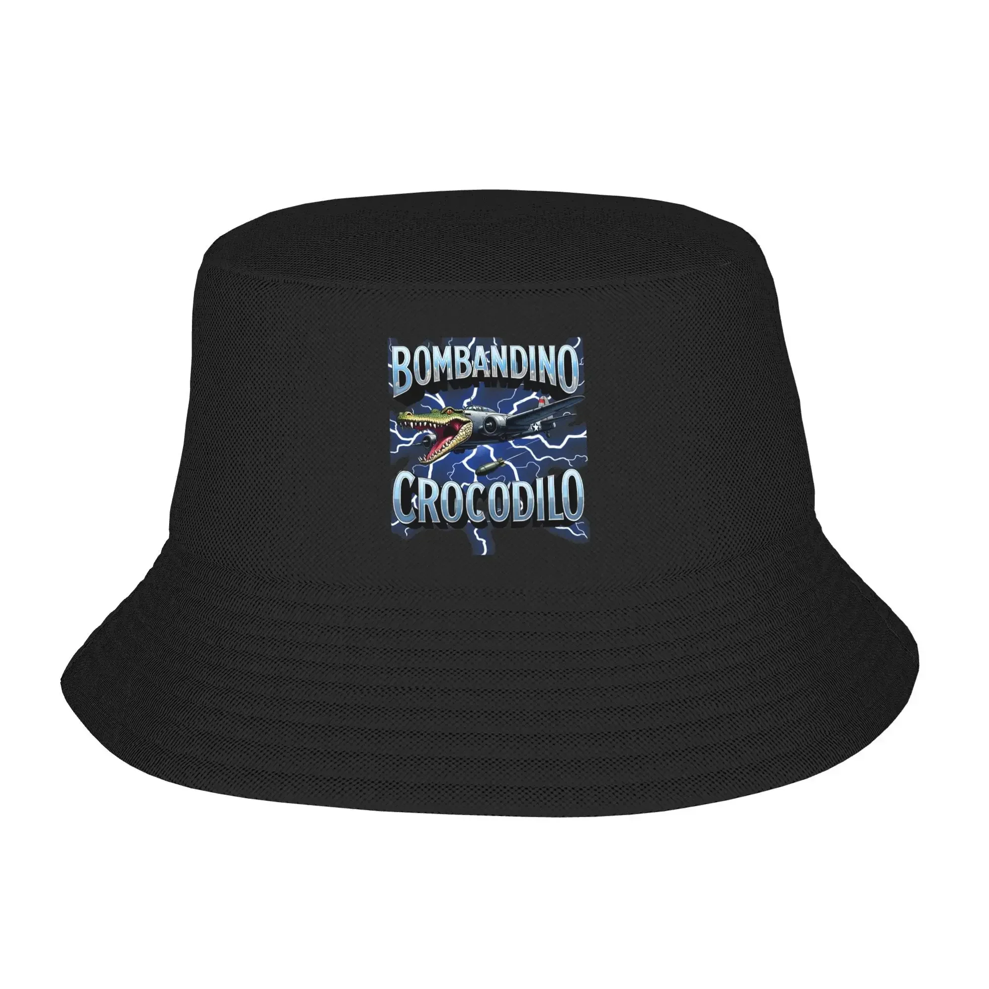 2026 Italian Brainrot Bombardino Crocodilo Bucket Hat for Teen Summer Field  Style  Vacation Fishing Fisherman Caps Bob