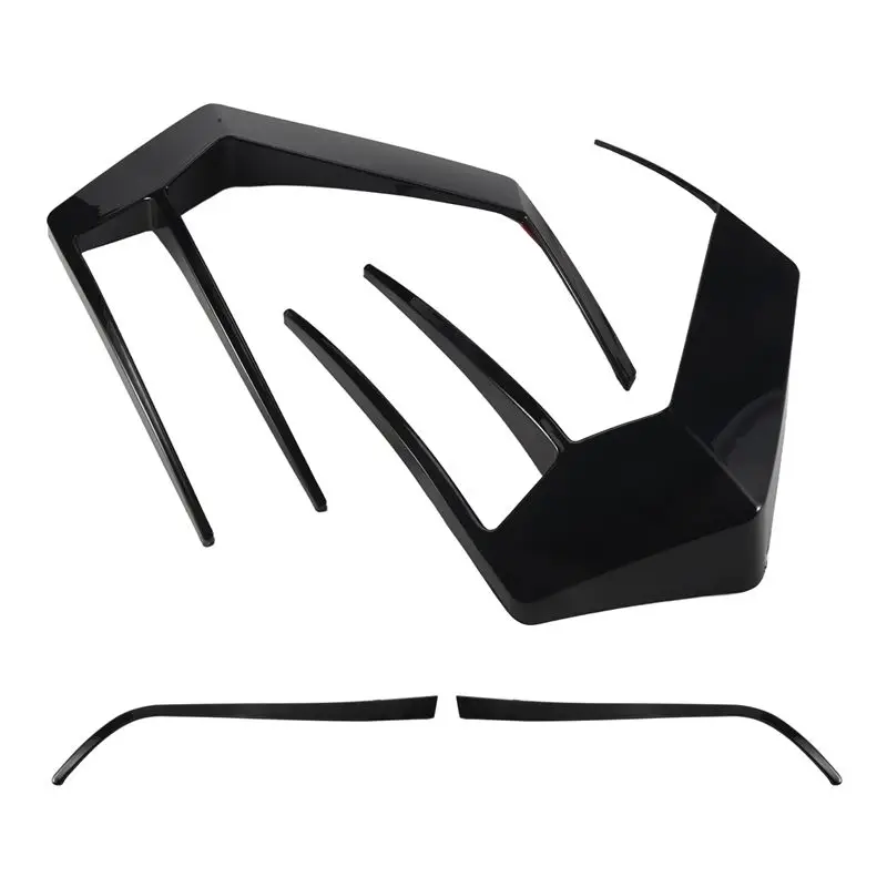 

AEE5-Car Tail Light Covers Trim Rear Lamp Cover Air Knife For Golf 7 2012-2015 R400 Car Styling