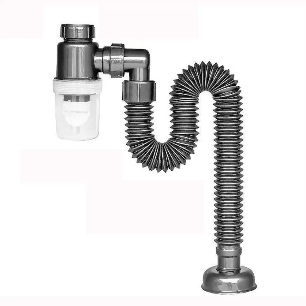 Flexible Universal Anti-blocking Anti-Odor Deodorant Kitchen Bathroom Accessories Sewer Pipe Sink Drain Pipe Sink Hose Plumbing