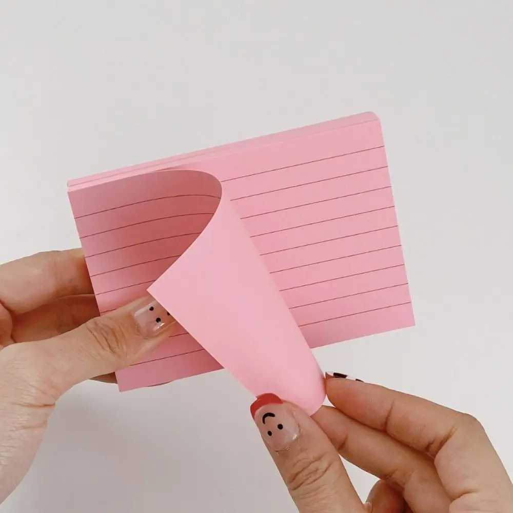 Creative DIY Index Cards Horizontal Line Colorful Learning Flashcards Notepad Students