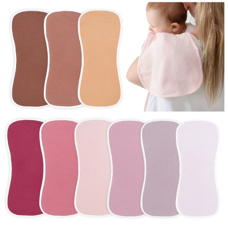 XXFE وسادة لعاب التسنين، منشفة الرضاعة، قماش ناعم ماص، منشفة لعاب قابلة للتنفس