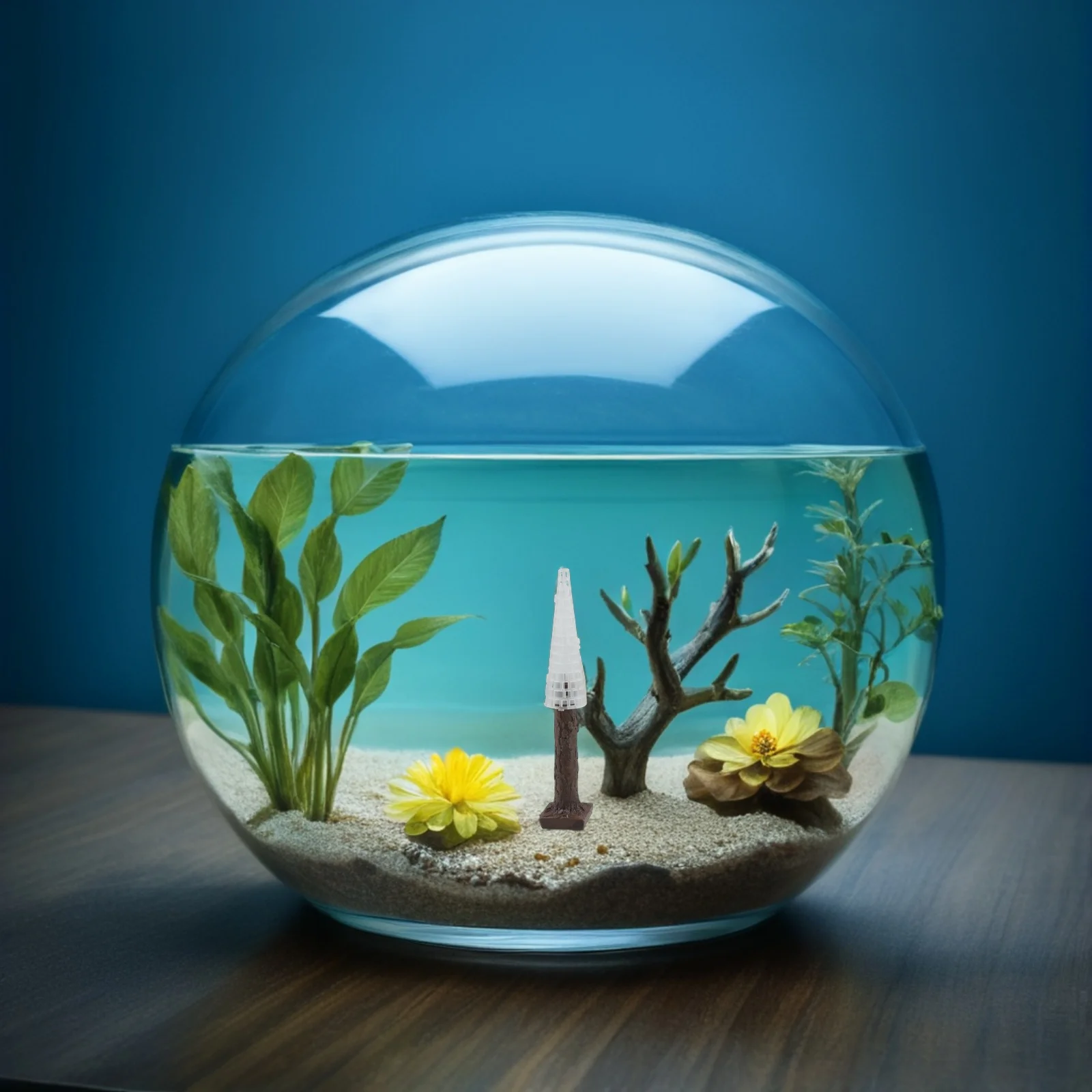 

Christmas Tree-shaped Moss Fish Tank Decoration Coffee Plastic Artificial Plants