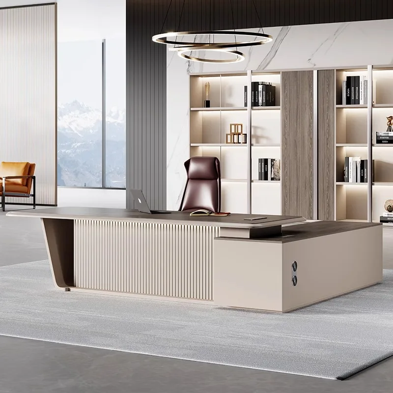Modern design style office furniture, including office table executive desks, wooden desks, and luxury office furniture sets