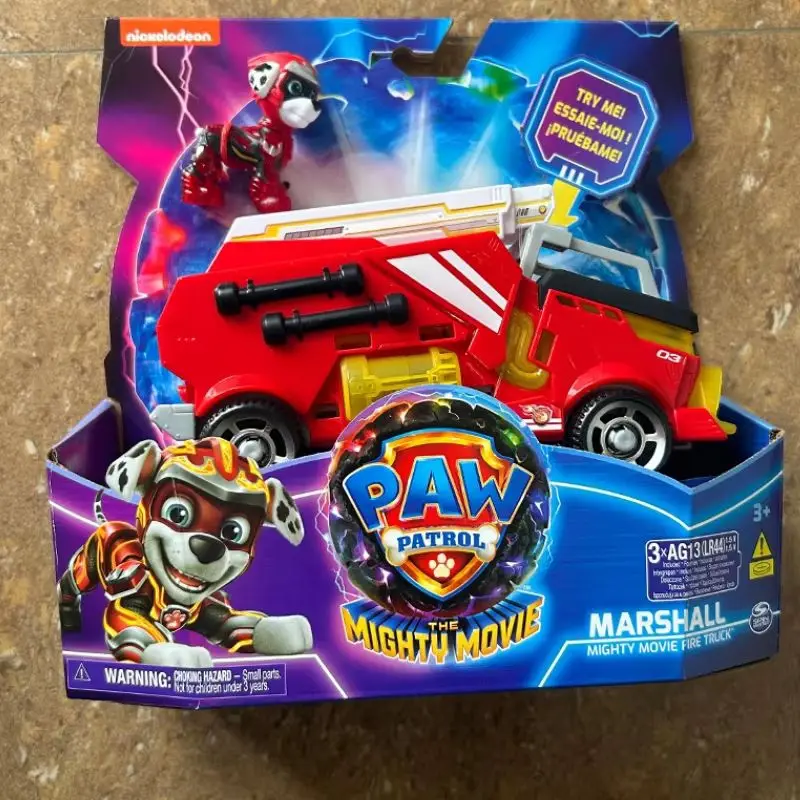 Nuovo originale Paw Patrol Vehicle Car Ryder Tracker Everest Chase Rex Skye Rocky Marshall Zuma Action Figure regalo di compleanno giocattolo