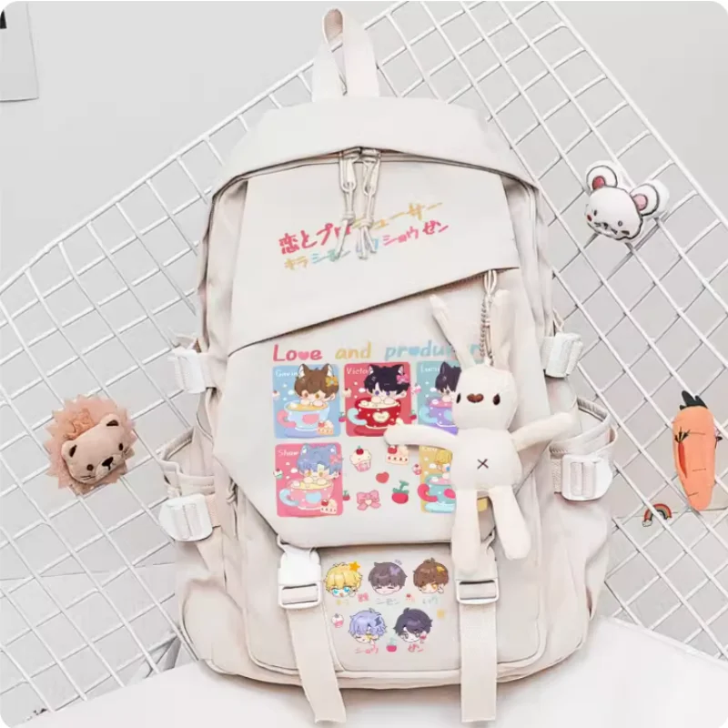 

Anime Love Producer Gavin Kilo Victor Schoolbag Backpack High-capacity Computer Casual Shoulder Bag Student Messenger Bag 2431