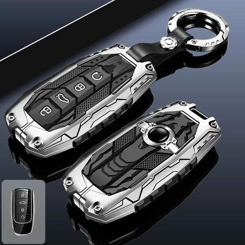 Zinc Alloy Car Remote Key Case Cover for Chery Tiggo 8plus Tiggo 8 New 5 Plus 7pro Max Omoda 5 C5 Accessories Protector