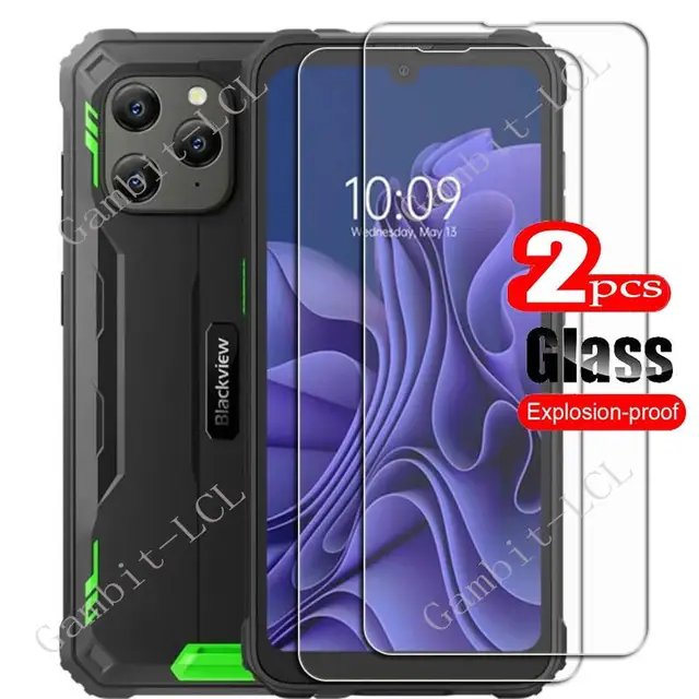 2 sztuki dla Blackview BV5300 Pro 6.1 "hartowane szkło ochronne na BlackviewBV5300 BV5300Pro BV 5300 folia zabezpieczająca ekran etui