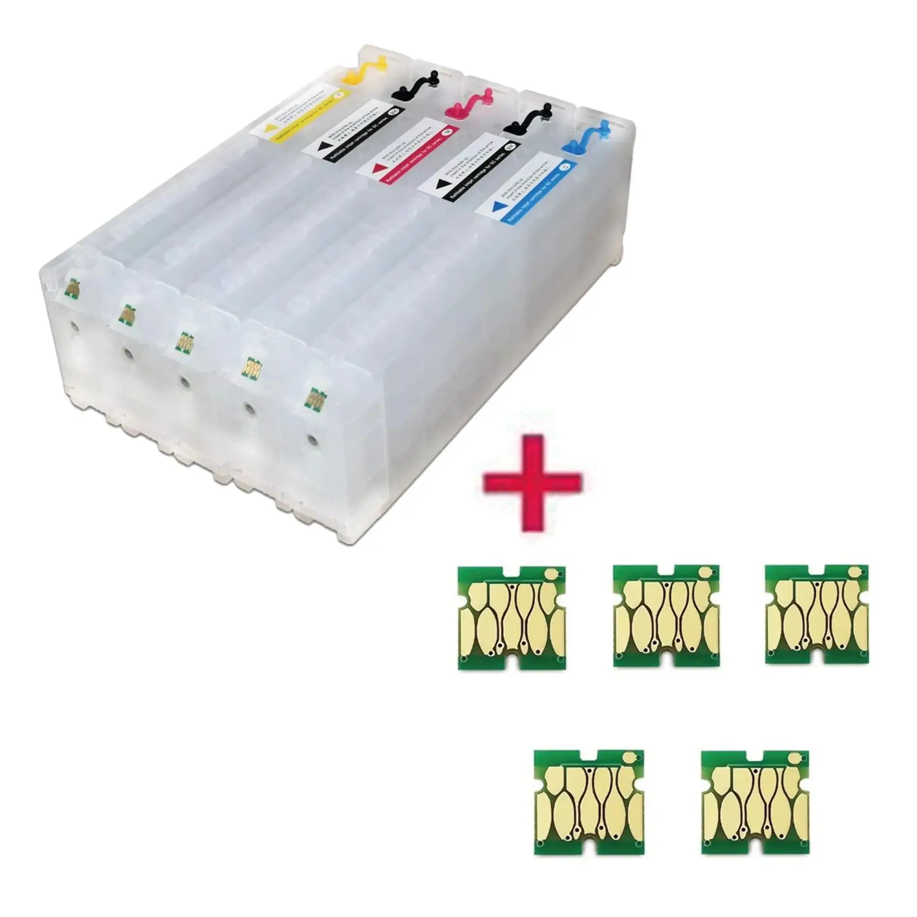 

T6941-T6945 Запасной картридж для принтера Epson SureColor T3200 T5200 T7200 T3000 T5000 T7000 с одноразовым чипом