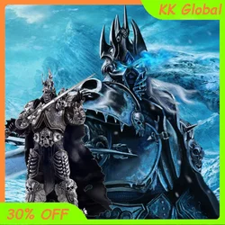 16cm World of Warcraft Game Figure Lich King Arthas Death Knight Standing Frostmourne Desktop Ornaments Collect Festival Gifts