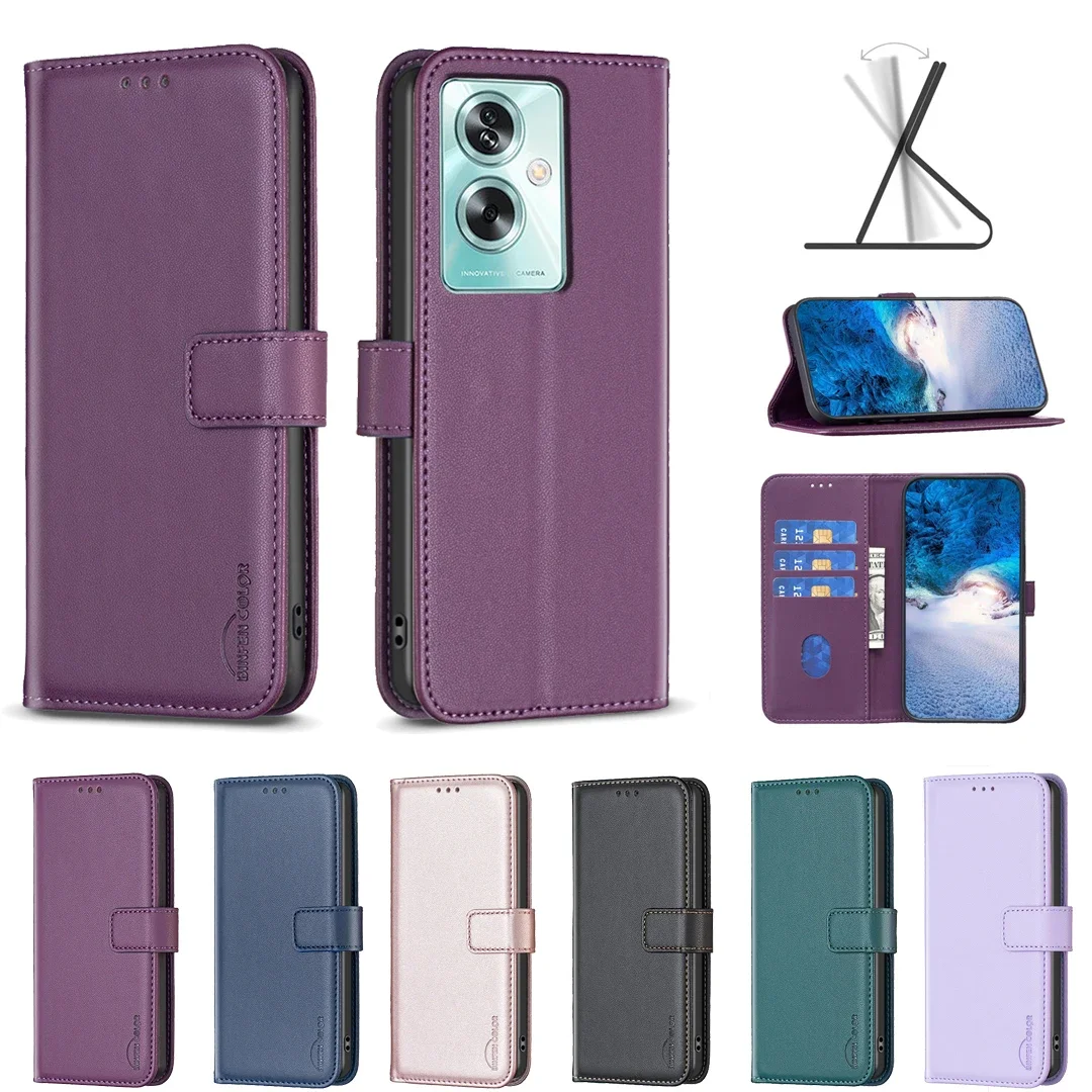 Business Back Cover Wallet Magnetic Buckle Flip Leather Case for Oppo A96 5G A94 5G A94 4G A93 5G A79 5G A78 4G A54 5G A74 5G