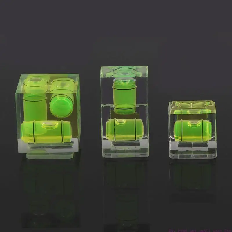 Two Three-Dimensional Bubble Level For Camera Level Adapter For Cameras Measure Tools