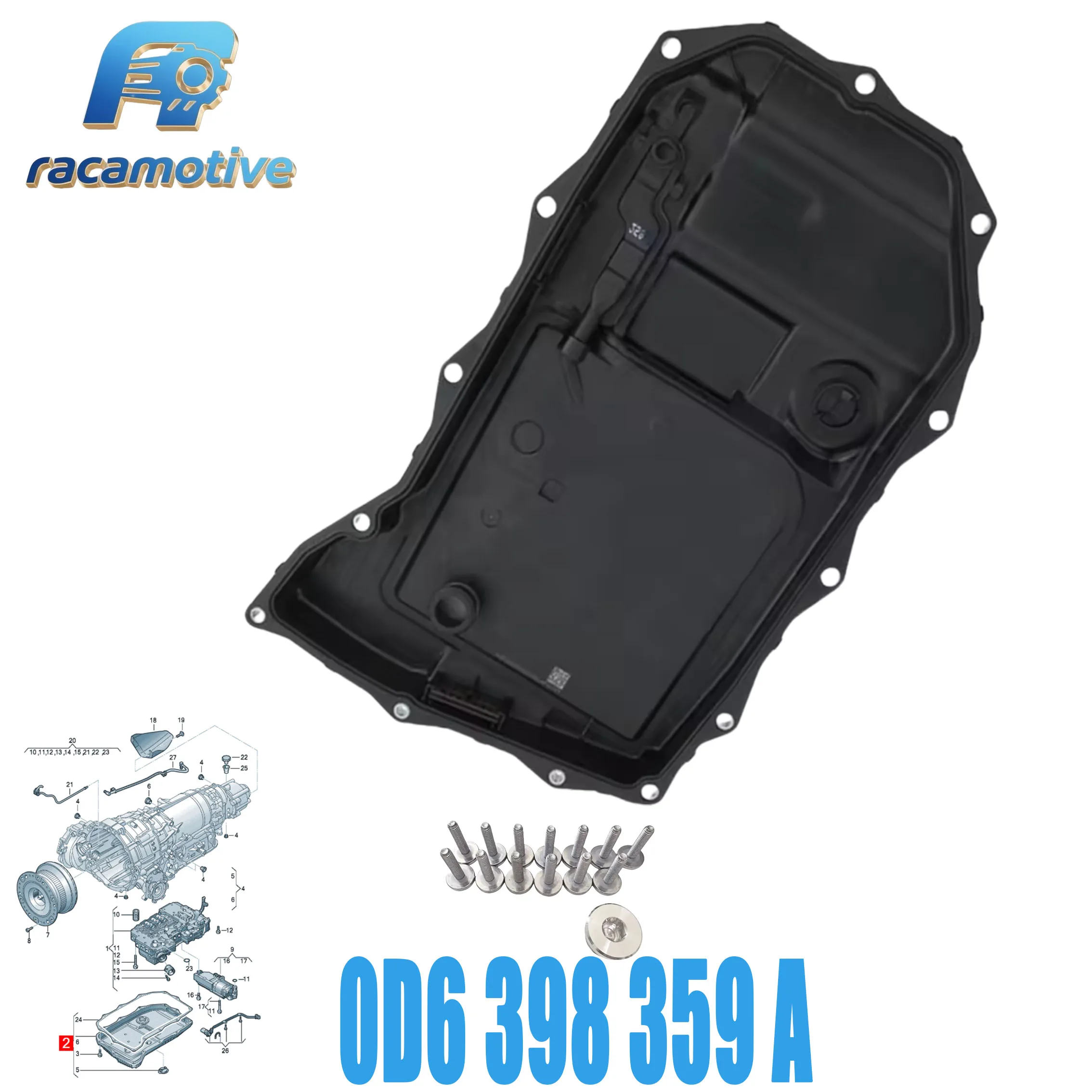 0D6398359A PAB398004 PAB39804703 for Audi A8L RS6 RS7 S8L A7 A8 Q8 Porsche Cayenne 9YA 9YB Transmission Oil Filter Oil Pan.