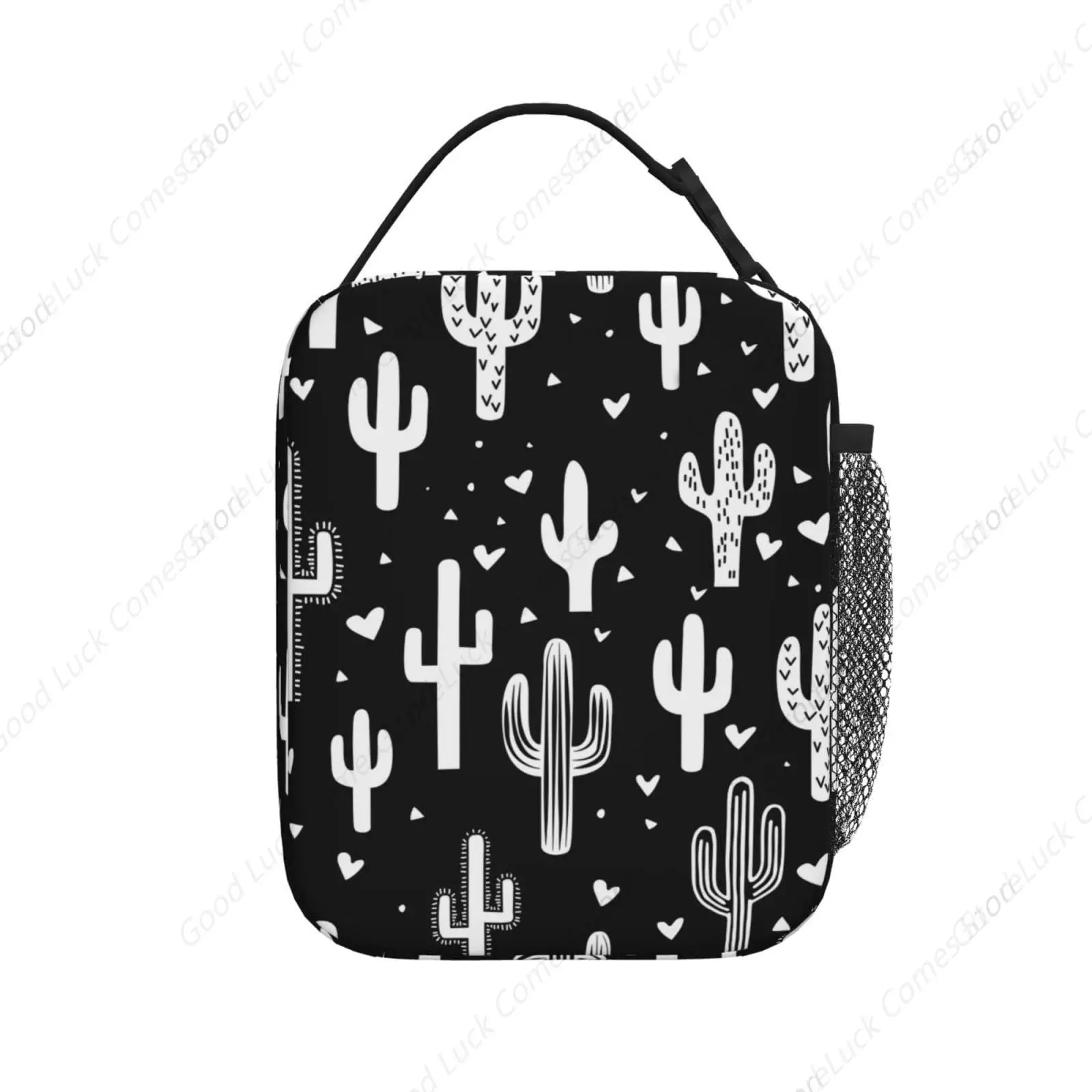 Fun Western Cactus Lunch Box Reusable Insulated Totes Lunch Bag Thermal Cooler For Boy Girls School Men Women Beach PicniC