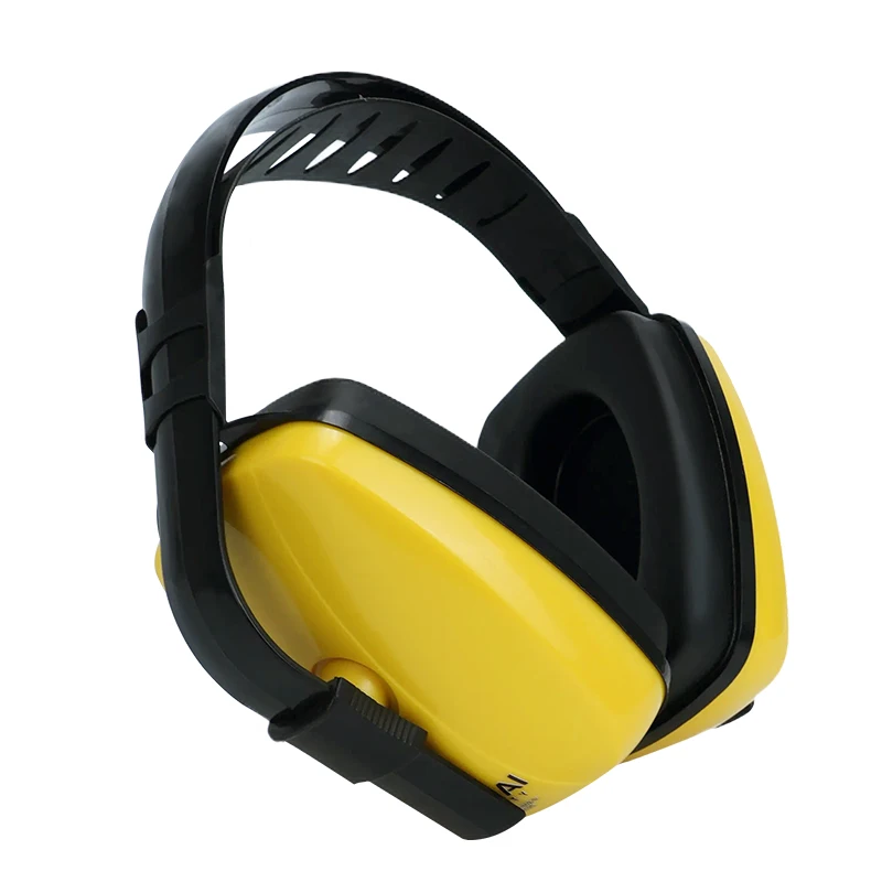 Industrial Grade Soundproof PU Ear Muffs Hearing Protection Headphones for Construction Site Usage