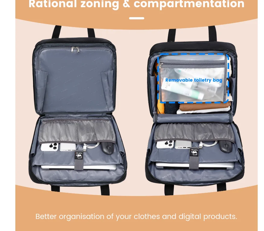 Women underseat Travel Trolley Bags 18