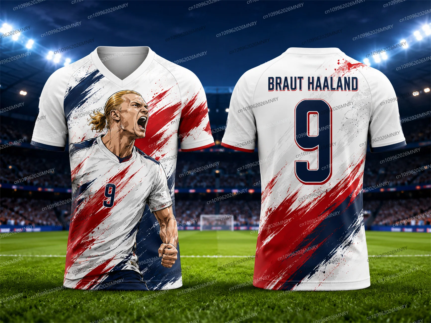 2026 Norway Håland Jersey Summer Fan Jersey Jersey para niños Uniformes de entrenamiento de secado rápido Camiseta para hombre Camiseta para mujer