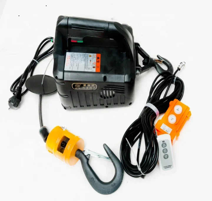 300kg Manual Wire Or Wireless Remote Control 220 V 50HZ 3 In 1 Mini Portable Electric Hoist