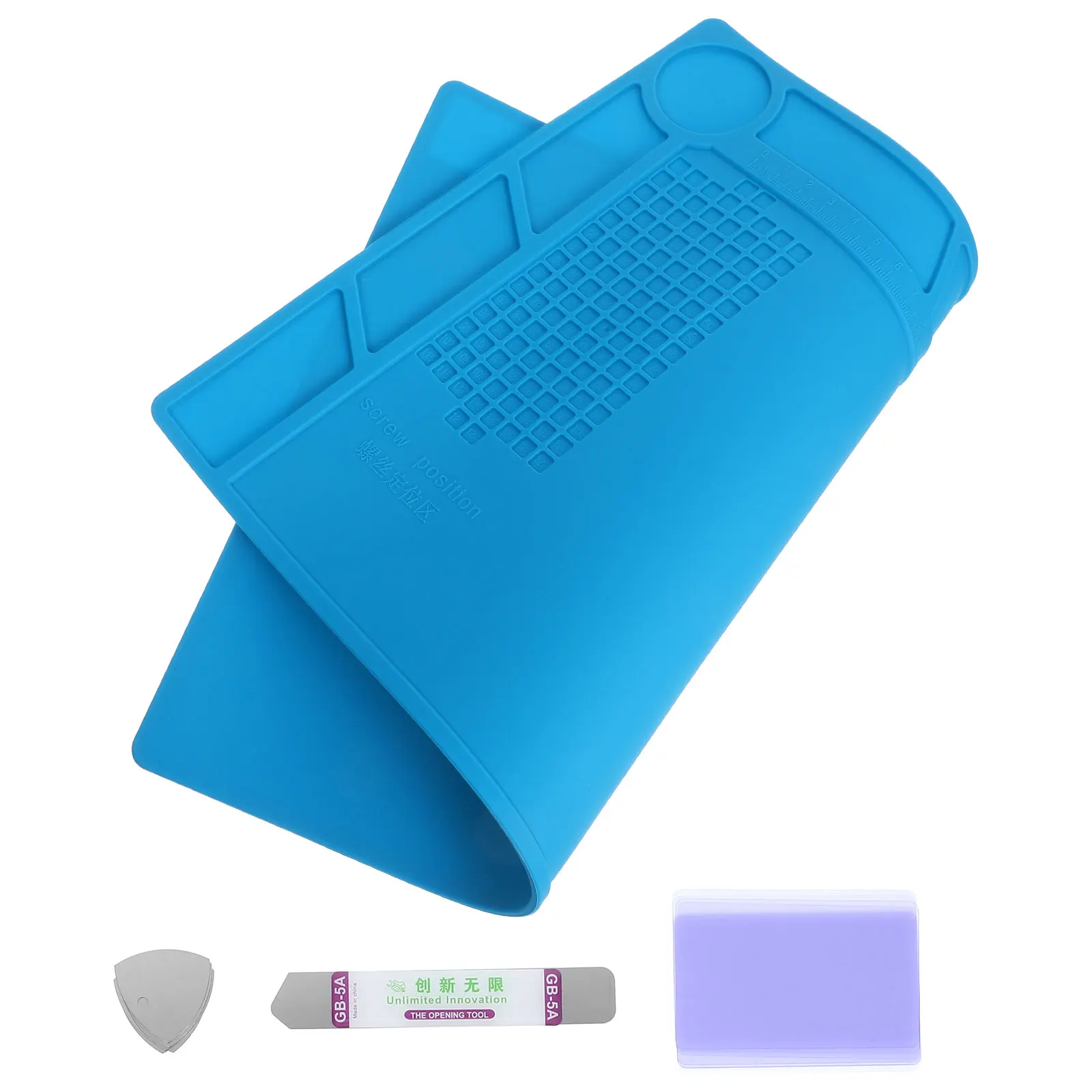 

High Temperature Soldering Workbench Mat 30x20cm Silicone Pad Insulated Heat Protection Repair Tools Welding Equipment