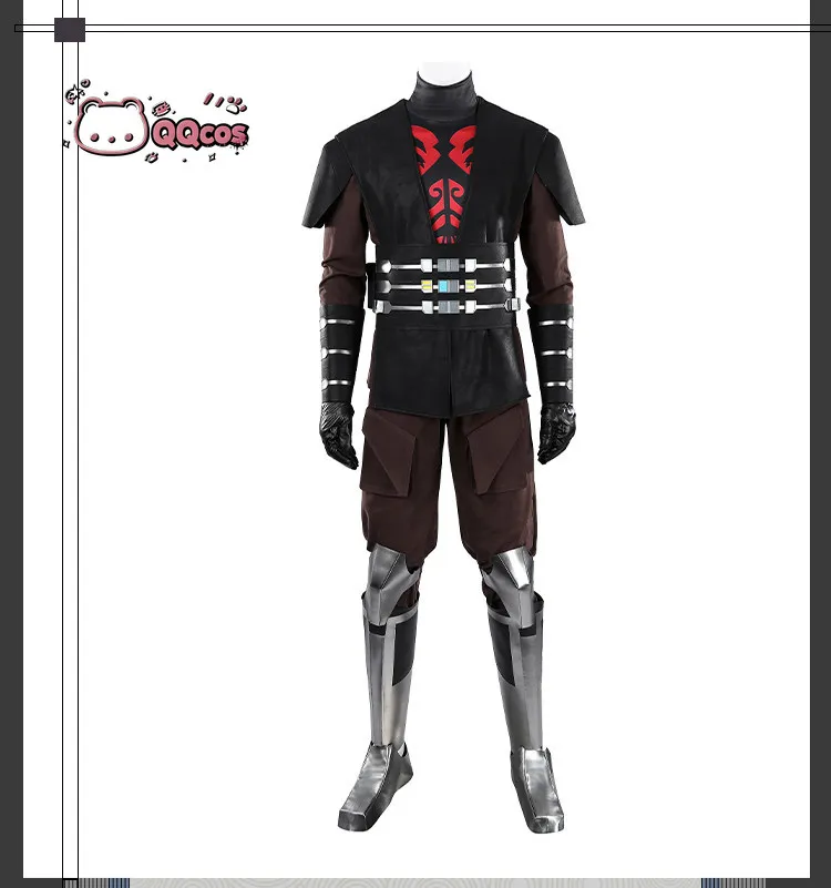 

QQcos Darth Maul Game Cosplay Series: Darth Maul Shadow Lord Full Set Movie Outfit For Halloween Party Cosplay Uniform