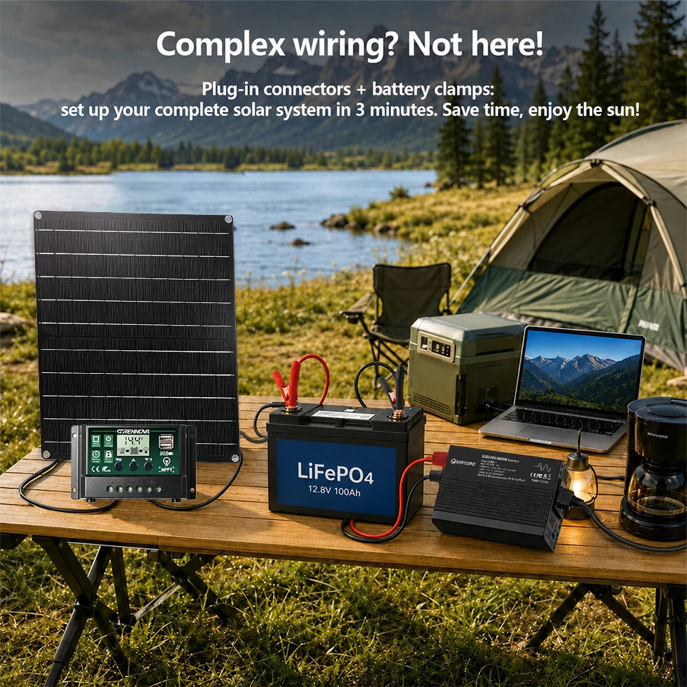 Emergency Use 8000W Peak Solar - Off Grid Solar Kit ulasan dan harga