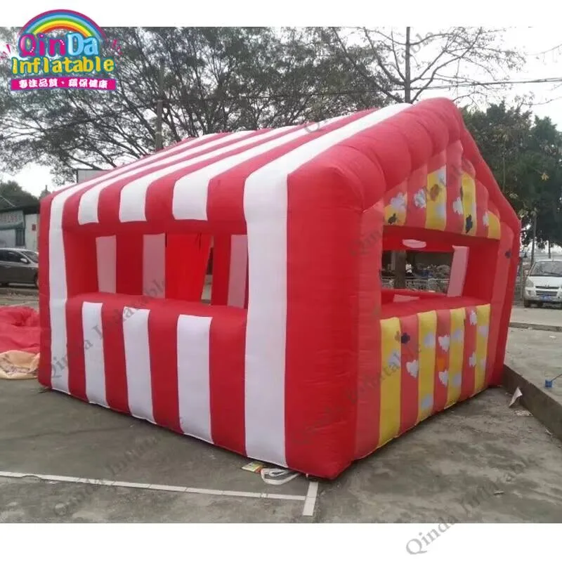 4*4*3M Inflatable Colorful Bouncer House, Inflatable Christmas Booth Tent For Promotion