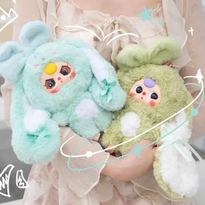 Neue Baby Three Little Rabbit Reture Series Blind Box Actionfigur Niedliche Vinylpuppe Deko Kind Weihnachten Geburtstagsgeschenk Echt