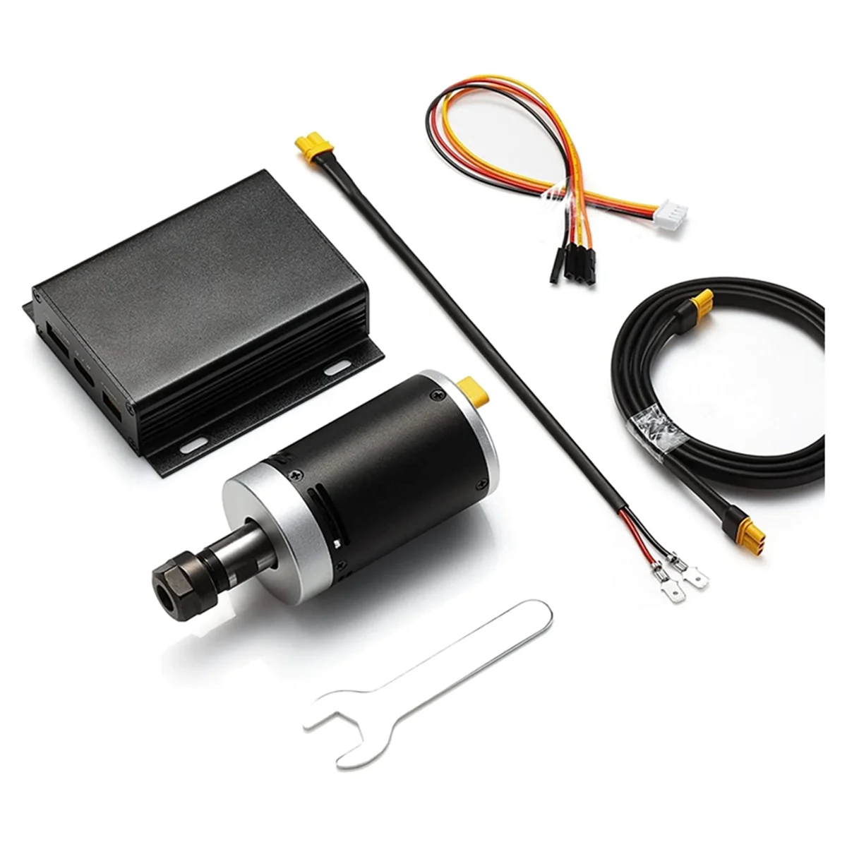 

CNC Brushless Motor DC Spindle Kit 24V 12000rpm with Drive Board and Collet Holder Installed, Perfect for 3018 Series