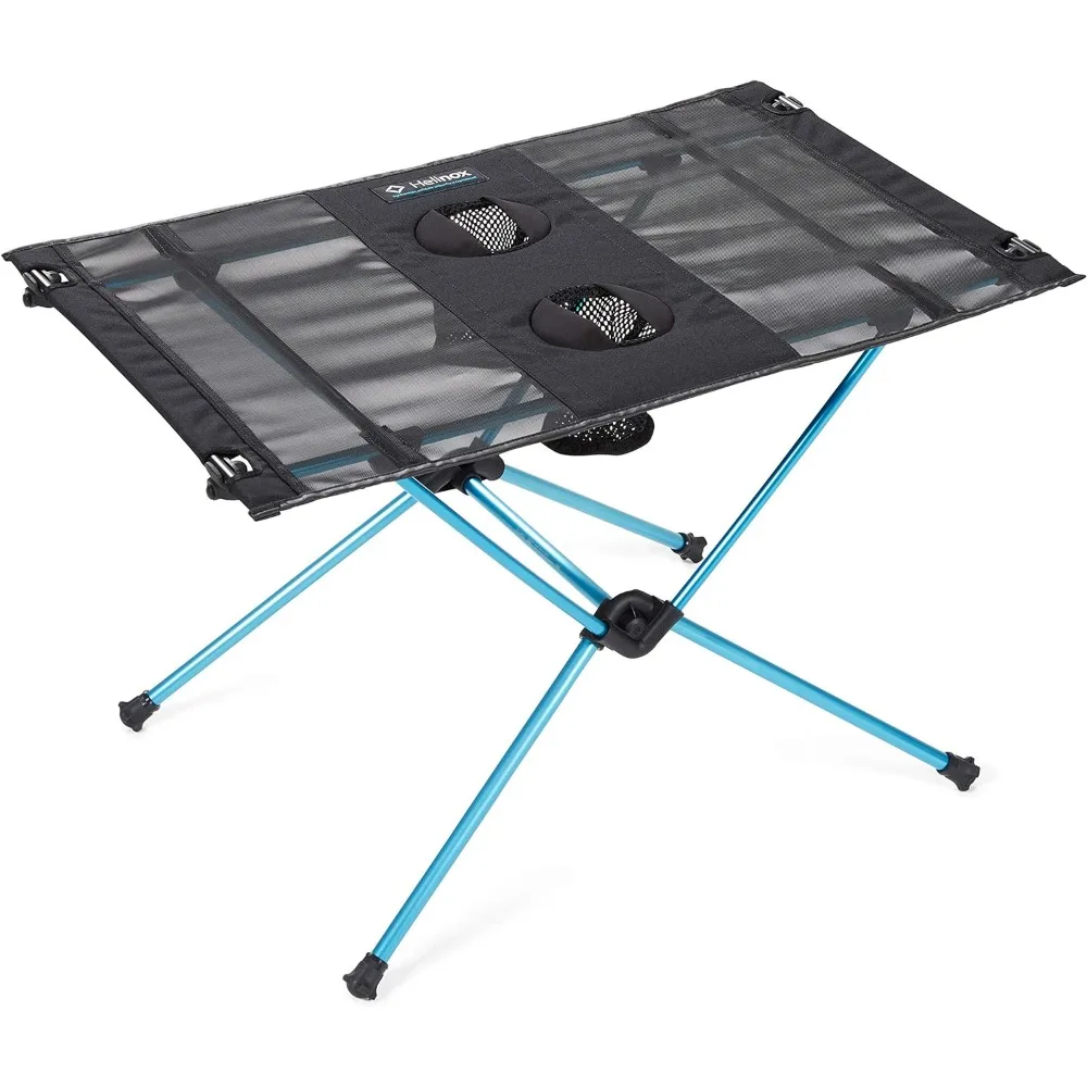 Outdoor Camping Table,Portable, featuring two mesh drink holders, Lightweight, Collapsible, esists UV rays,  machine washable