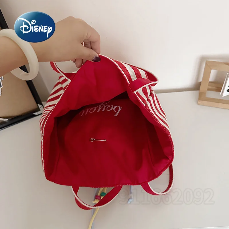 Disney Mickey Minnie New Women's Handbag Large Capacity Women's Shoulder Bag Cartoon Doll Fashion Casual Storage Women's Bag