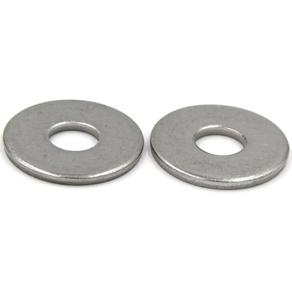 20-50Pcs/Bag 316 Stainless Steel Big Metal Gasket Meson Plain Washers  M3-M8  Din9021 Large Flat Washer