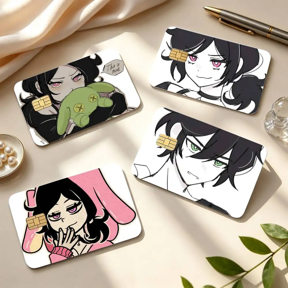 TCOAAL Andy And Leyley  HD Credit Card Stickers Game Card Decal Small Chip Waterproof Sticker Gift Decor