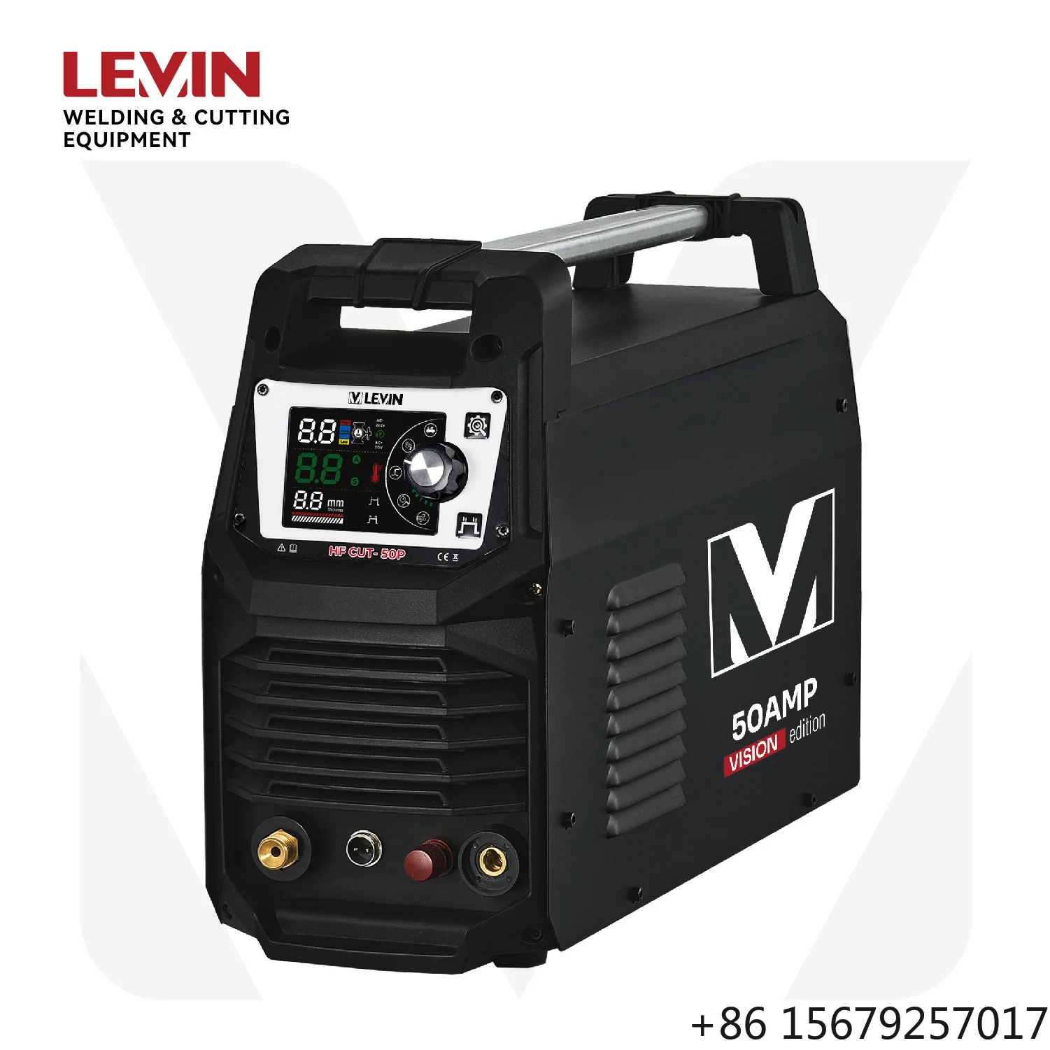 LEVIN HF CUT-50P High-Frequency Air Plasma Cutting Machine 16mm Max Thickness Steel Aluminum Non-Contact Arc Manual Control