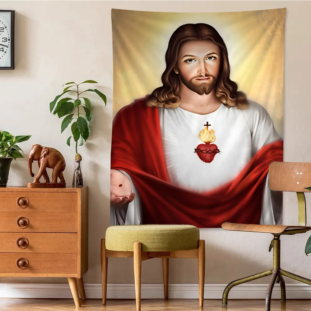 Faith Christian Religious Jesus Movie Sticky Posters Fancy Wall Sticker For Living Room Bar Decoration Vintage Decorative