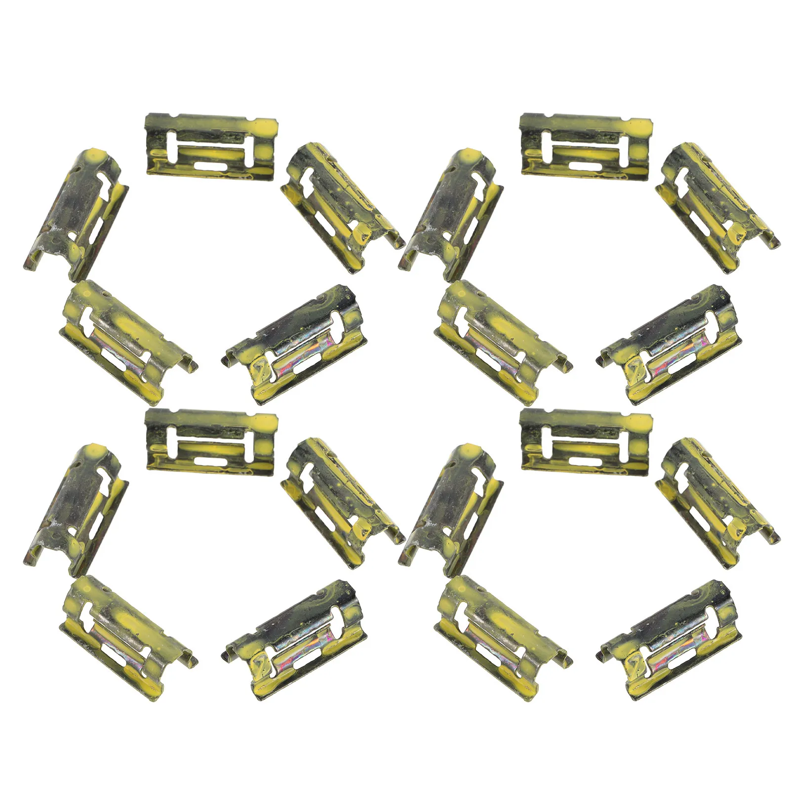 20Pcs Automotive Interior Retainer Clip Metal Dash Panel Fastener for Car Center Console Stable Noisefree Dashboard Mounting