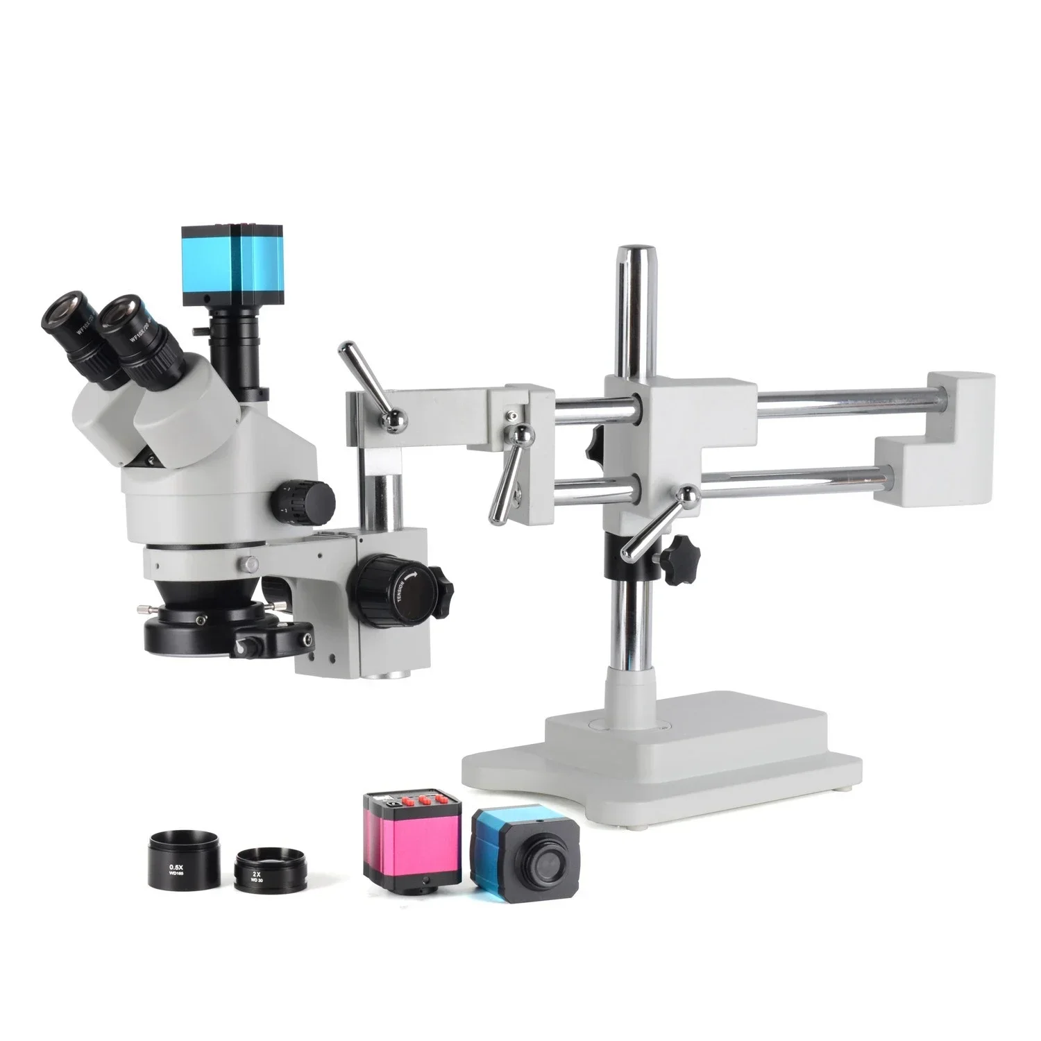 

3.5X-90X Trinocular 14MP Full HD 1080P 30FPS -compatible Industry Digital Microscope , Mobile phone repair Microscope