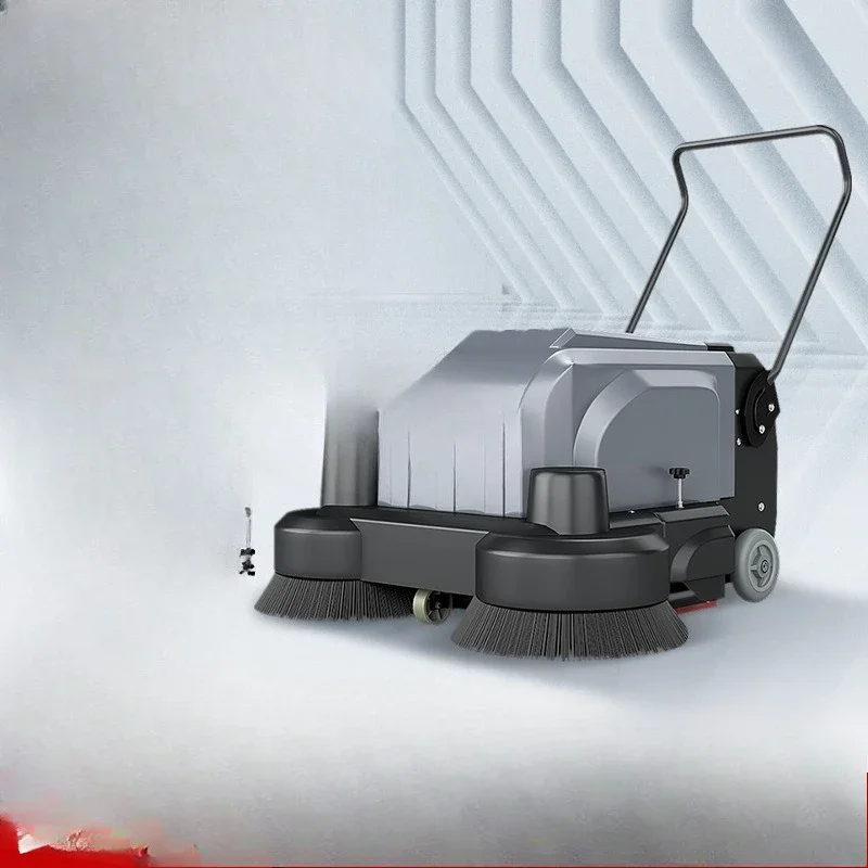 Hand Push Sweeper Electric Vacuum Sweeper Factory Workshop School Garage