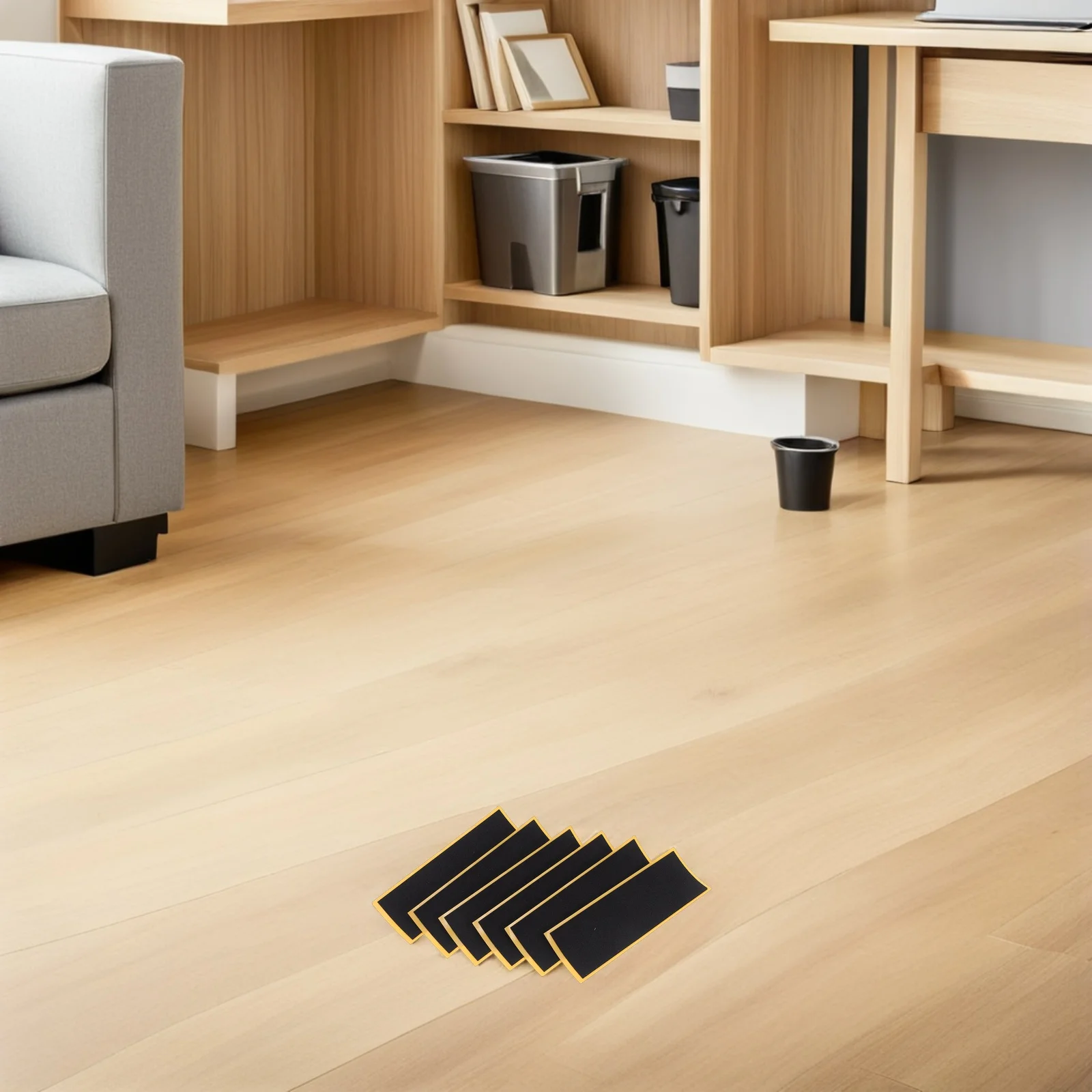 30Pcs Finger Skateboard Foam Grip Tape Black High Friction Self Adhesive Mini Deck Non Slip Stickers 38x110mm Fingerboard Grip